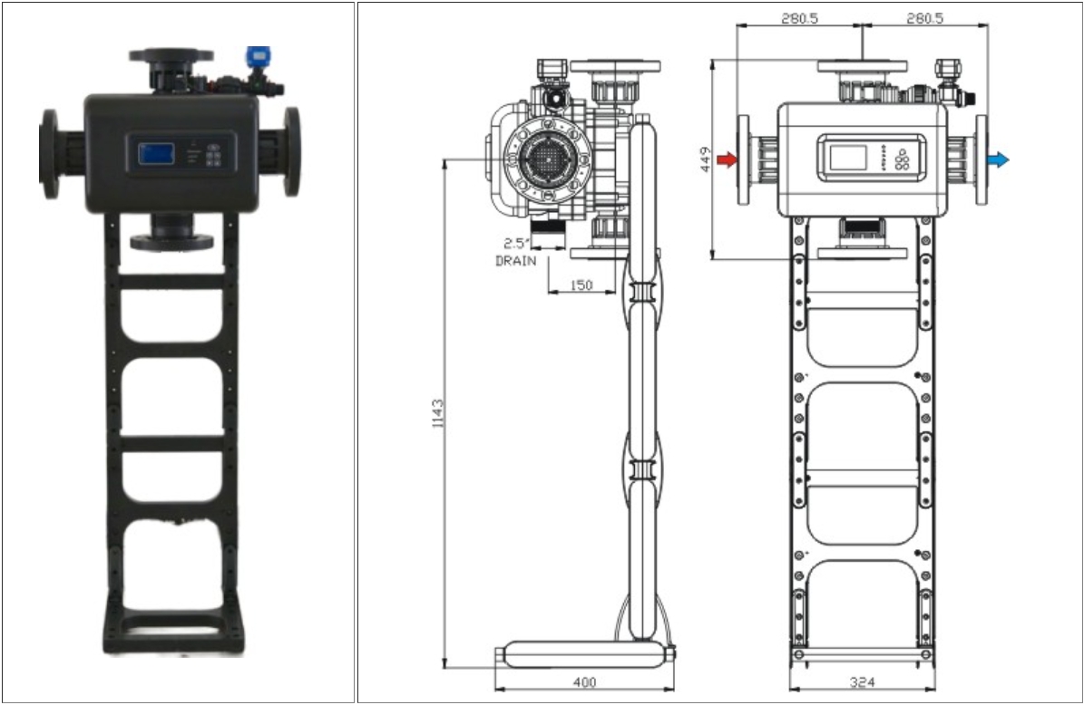 DR50S control valve seat frame